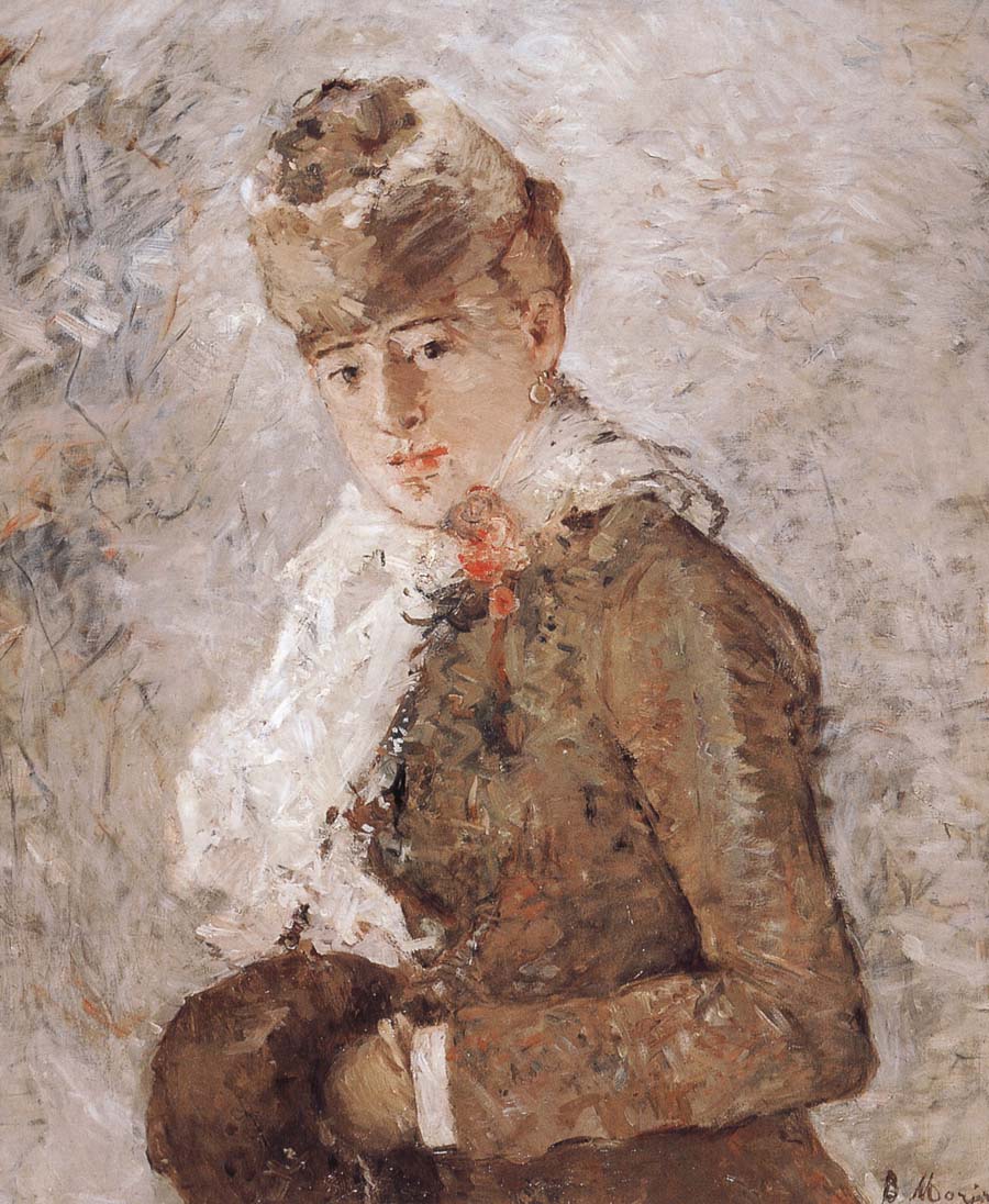 Berthe Morisot The woman wearing the shawl